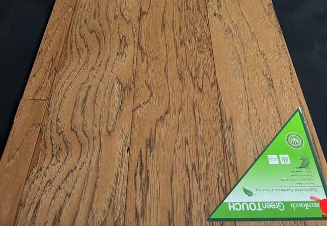 Green Touch Antique Hickory Wellow Puff 7-1/4" x 3/4" Engineered Hardwood, Green Touch Floors