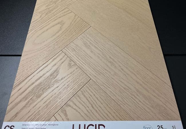 Lucid White Oak Herringbone Engineered Nature, Canadian Standard