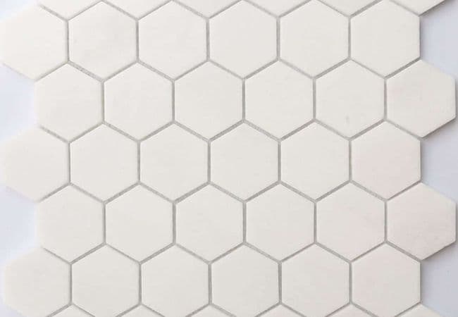 MDR Marble Mosaic Hexagon Thassos, MDR Stone