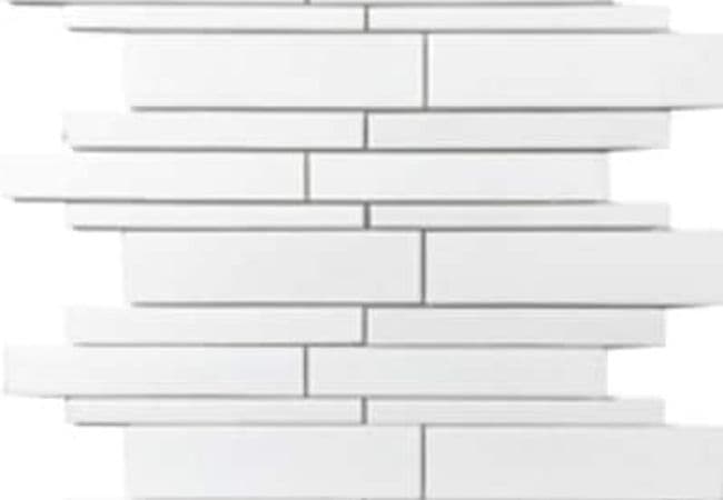 MDR Marble Mosaic Random Strips Thassos — MDR Stone