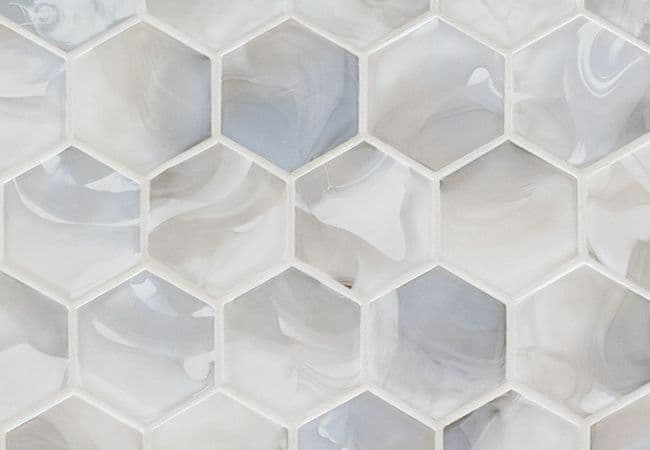 MSI Akoya Pearl 3" Hexagon Mosaic Tile, MSI Surfaces