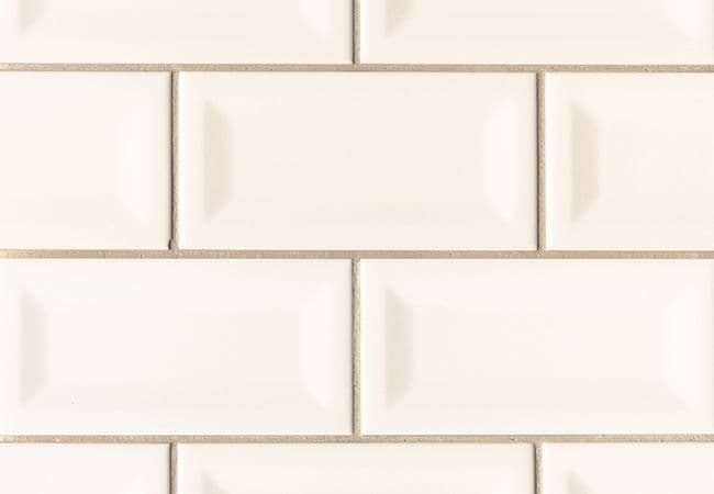 MSI Almond Glossy Inverted Beveled Tile 3x6 — MSI Surfaces