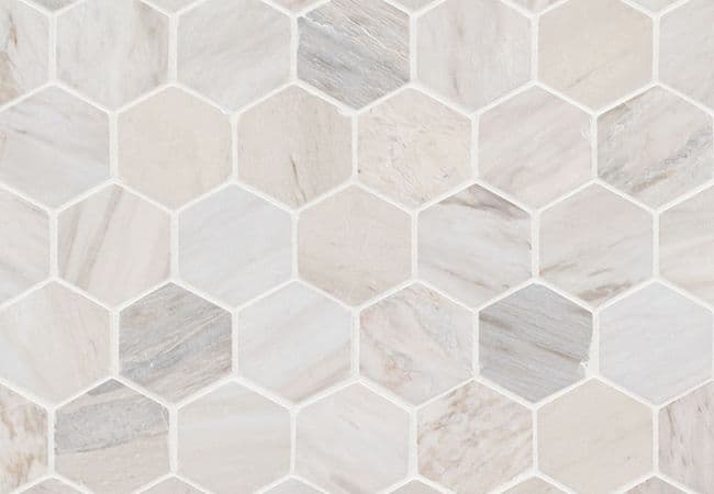MSI Angora Polished 2" Hexagon Mosaic Tile — MSI Surfaces
