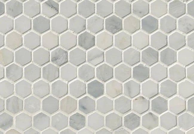 MSI Arabescato Carrara 1” Hexagon Mosaic Tile — MSI Surfaces