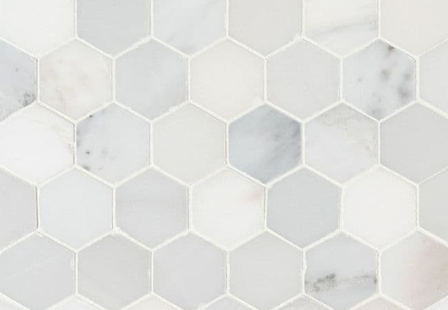 MSI Arabescato Carrara 2” Hexagon Mosaic Tile — MSI Surfaces