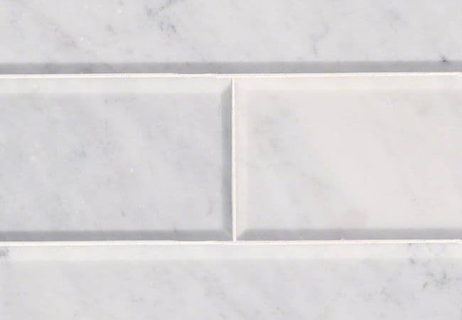 MSI Arabescato Carrara Beveled Tile 4x12 — MSI Surfaces
