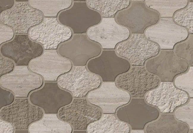 MSI Arctic Storm Multi Finish Marble Arabesque Tile — MSI Surfaces