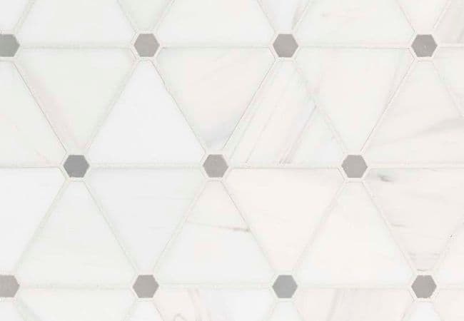 MSI Bianco Dolomite Pinwheel Tile, MSI Surfaces