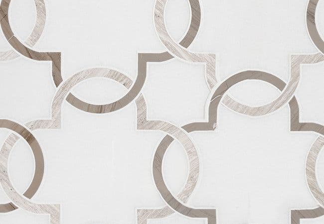 MSI Bianco Quatrefoil Polished Tile, MSI Surfaces