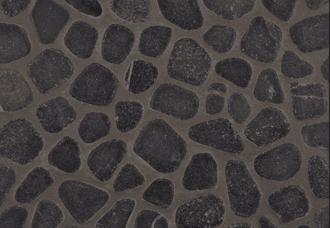 MSI Black Marble Pebbles Tumbled Tile — MSI Surfaces
