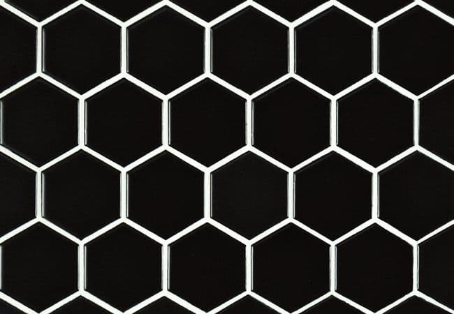 MSI Black Matte Hexagon 2” Mosaic Tile, MSI Surfaces