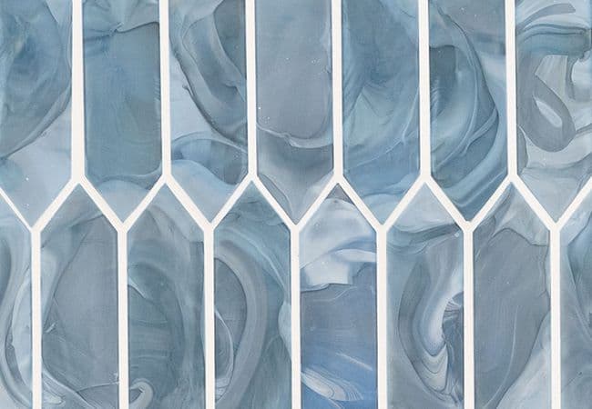MSI Blue Shimmer Picket Glass Tile, MSI Surfaces