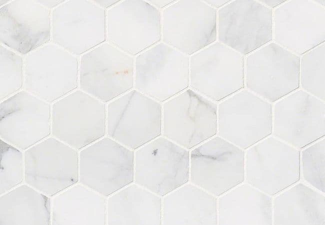 MSI Calacatta Cressa 2” Hexagon Mosaic Tile, MSI Surfaces
