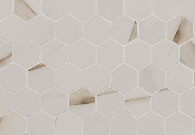MSI Calacatta Porcelain 2” Hexagon Mosaic Tile, MSI Surfaces
