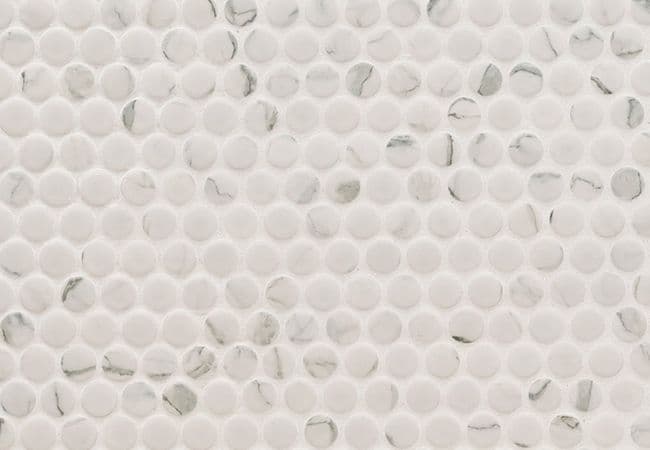 MSI Carrara Matte Penny Round Mosaic, MSI Surfaces