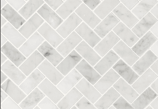 MSI Carrara White 1x2 Herringbone Tile — MSI Surfaces