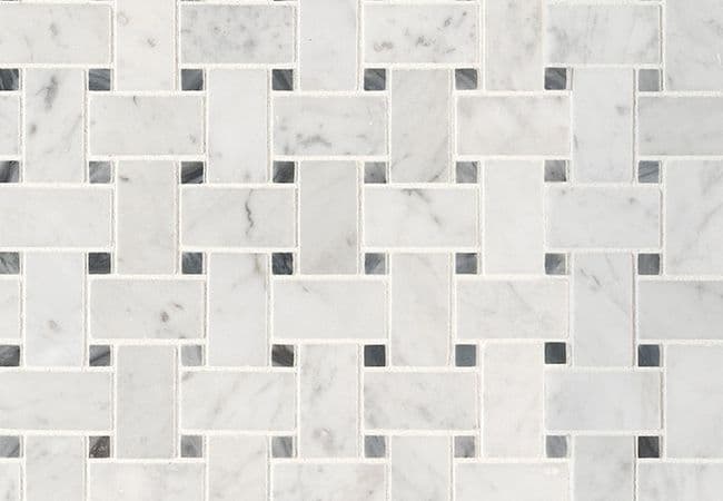 MSI Carrara White Basketweave Tile Honed, MSI Surfaces