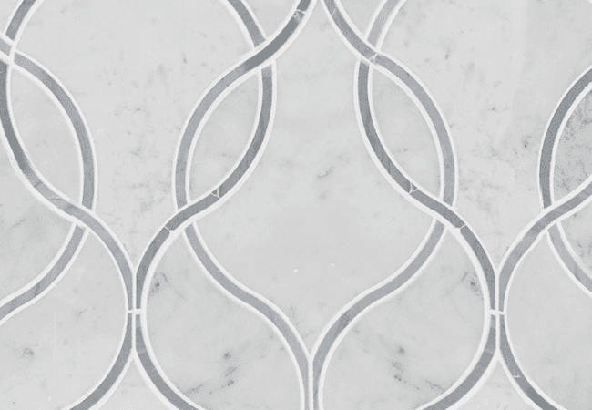 MSI Carrara White Ellipsis Tile — MSI Surfaces