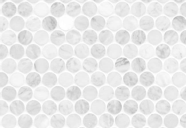 MSI Carrara White Round Pattern Honed — MSI Surfaces