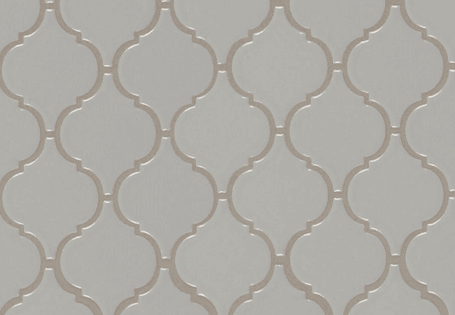 MSI Gray Glossy Arabesque Tile — MSI Surfaces