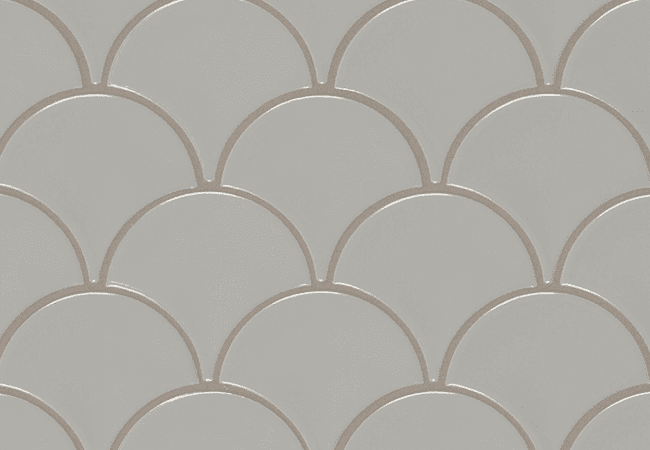 MSI Gray Glossy Fish Scale Pattern Mosaic — MSI Surfaces