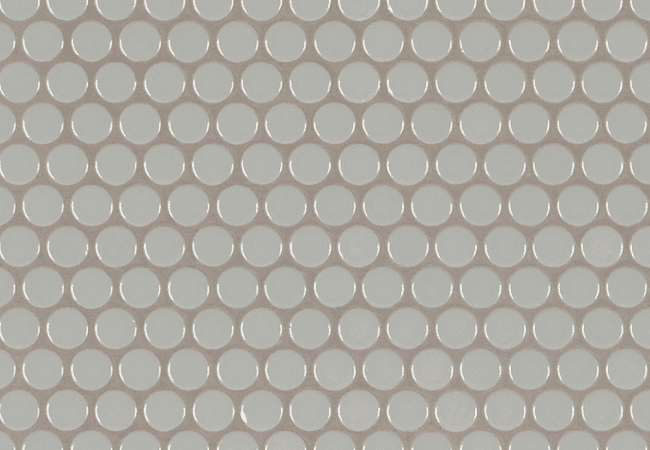 MSI Gray Glossy Penny Round Mosaic, MSI Surfaces