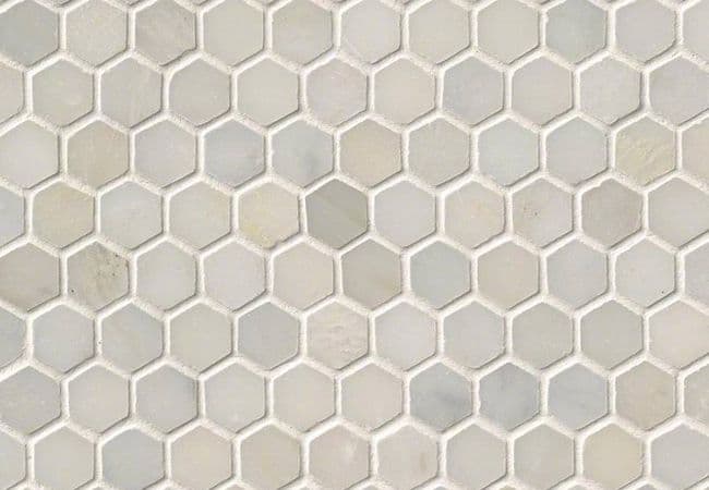 MSI Greecian White 1” Hexagon Mosaic Tile, MSI Surfaces