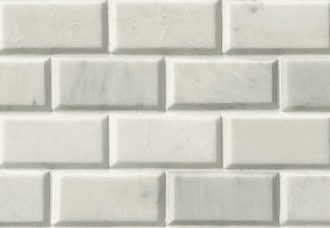 MSI Greecian White Beveled Subway Tile 2x4 — MSI Surfaces