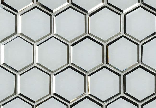 MSI Ice Beveled 3" Hexagon Mosaic Tile, MSI Surfaces