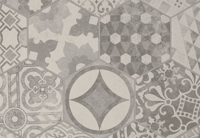 MSI Kenzzi Mixana Hexagon Encaustic Tile, MSI Surfaces