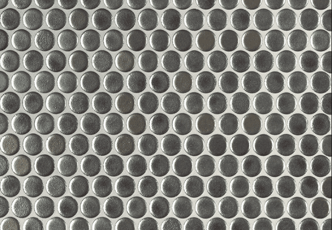 MSI Metallico Penny Round Glass Mosaic Tile — MSI Surfaces