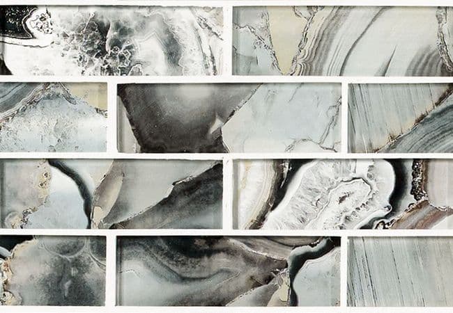 MSI Midnight Agate 2x6 Subway Glass — MSI Surfaces