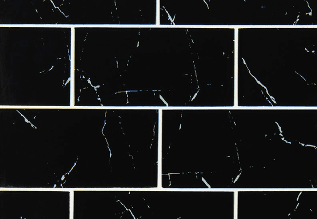 MSI Nero Marquina 3x6 Glass Tile — MSI Surfaces