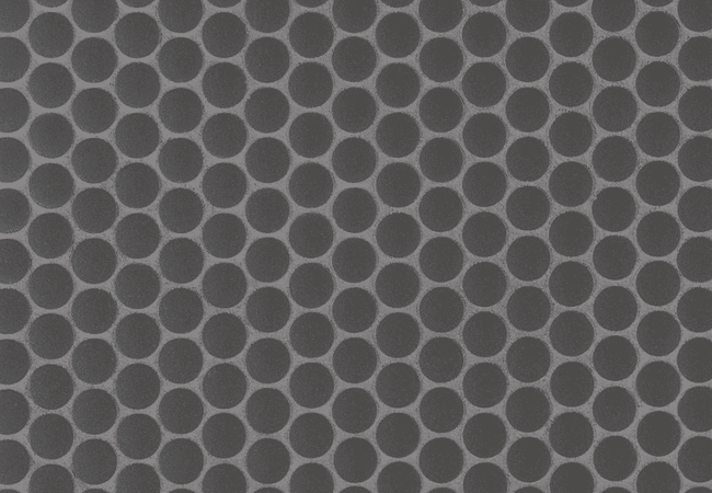 MSI Penny Round Nero Matte Tile — MSI Surfaces