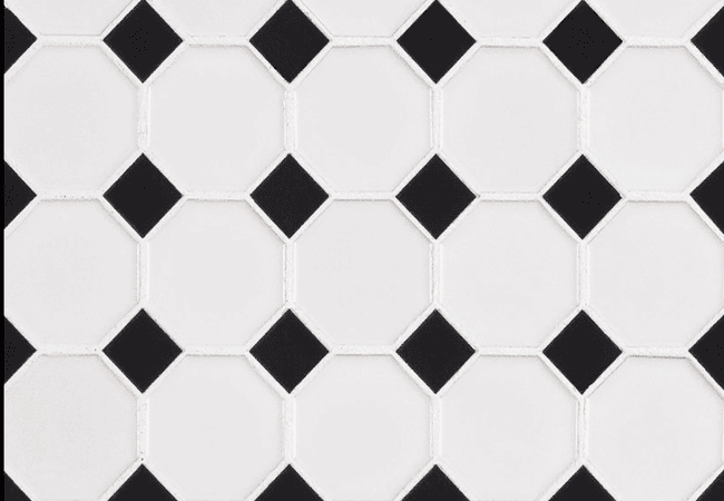 MSI Retro Bianco Glossy Octagon Tile — MSI Surfaces