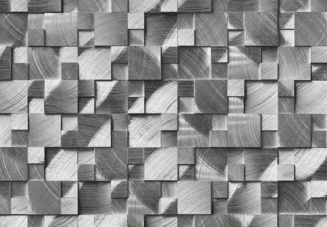 MSI Silver Aluminum 3d Metal Tile — MSI Surfaces