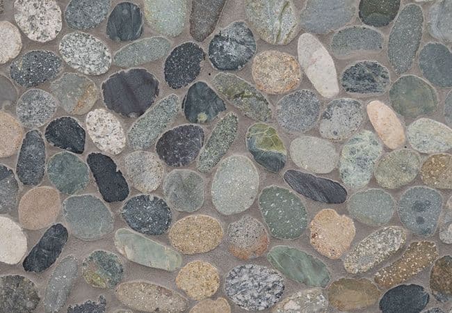 MSI Sliced Rainforest Pebbles Mosaic, MSI Surfaces