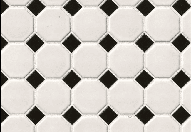 MSI White And Black Octagon Tile — MSI Surfaces