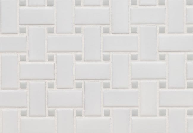 MSI White And Gray Matte Basketweave Tile — MSI Surfaces