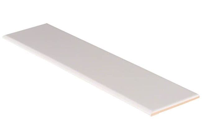 MSI White Glossy Single Bullnose Tile 4x16 — MSI Surfaces