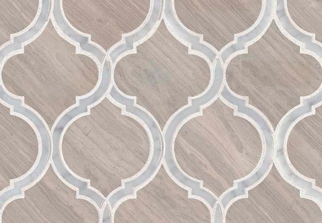 MSI White Quarry Savona Arabesque Tile — MSI Surfaces