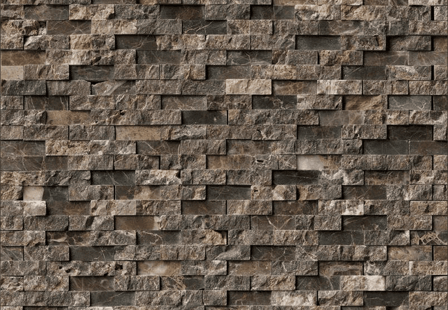 MSI Splitface Interlocking Pattern Mosaic Emperador — MSI Surfaces