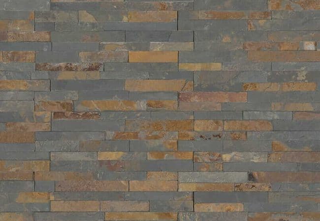 MSI Mini Stacked Stone Ledgerstone Gold Rush — MSI Surfaces