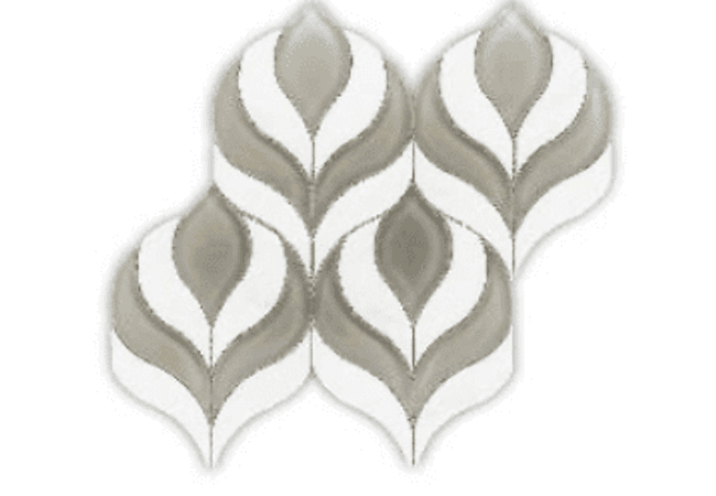 Mango Tile Blooming Cereus Grey MG930, Mango Tile and Mosaics