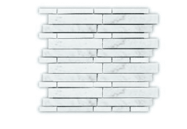 Mango Tile Cararra Stips MG617, Mango Tile and Mosaics