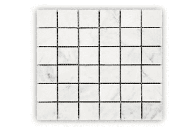 Mango Tile Carrara 2x2 Polished MG651, Mango Tile and Mosaics