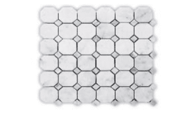 Mango Tile Carrara Octagon MG600, Mango Tile and Mosaics