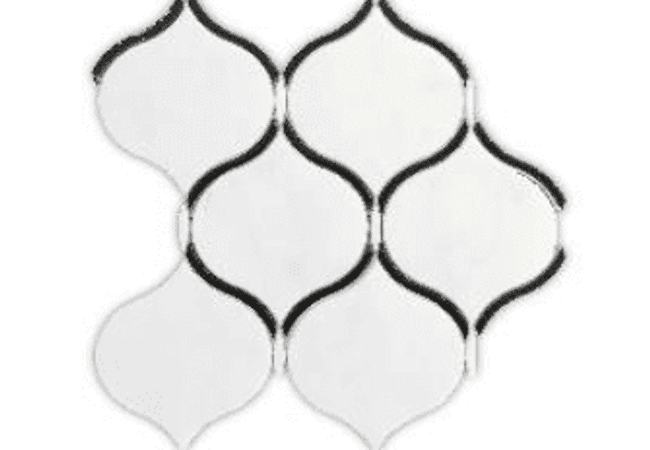 Mango Tile Coconut White and Black MG945, Mango Tile and Mosaics