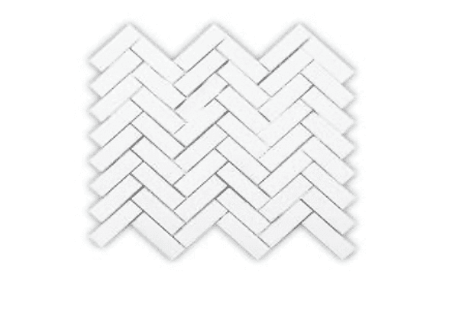 Mango Tile Dolomite 1x3 Herringbone MG621, Mango Tile and Mosaics