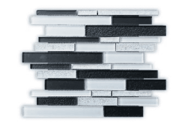Mango Tile Glacier White Strips MG834, Mango Tile and Mosaics